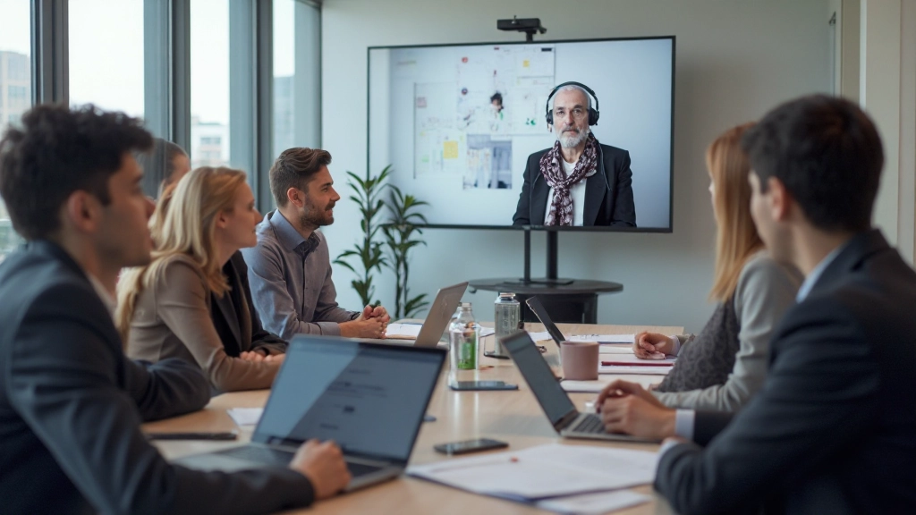 Профессиональная видеоконференция с участниками из разных часовых поясов